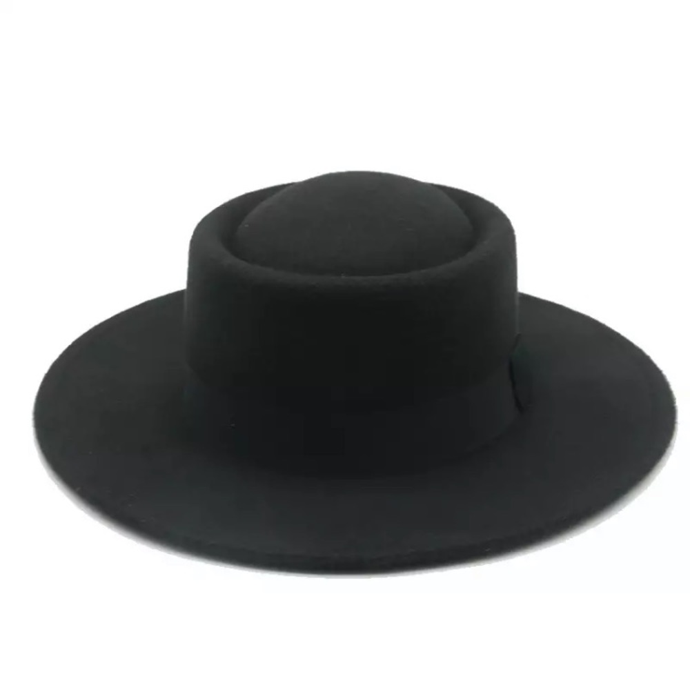 🔥LAST ONE! 🔥 Western Felted Gambler Hat With Hat Band - Picture 5 of 10